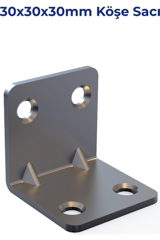 Mesan Köşe Sacı 2mm 30x30x30mm Çinko