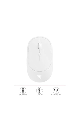 Torima Tm-16 Mavi Kablosuz Çift Modlu Sessiz Mouse Fare 001