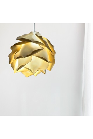 Özel Tasarım Gold Detay Eva Avize Sarkıt Gold