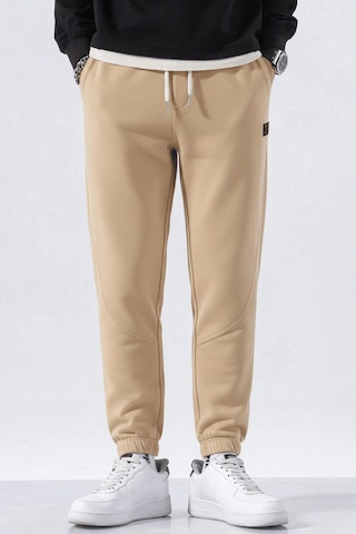 Genius Store Genıus Store Erkek Eşofman İçi Polarlı Bağcıklı Bel Jogger Spor Eşofman Altı Spor-esf01 Bej
