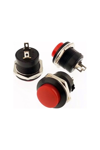 Ayt Ic-180a Yuvarlak Ø16mm Push Buton R13-507 16 Mm Düğme Buton