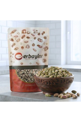 Erbaylar Boz İç Antep Fıstığı Kavrulmuş Tuzsuz - 250 Gr 250 G Erbaylar Boz İç Antep Fıstığı Kavrulmuş Tuzsuz - 250 Gr 250 G