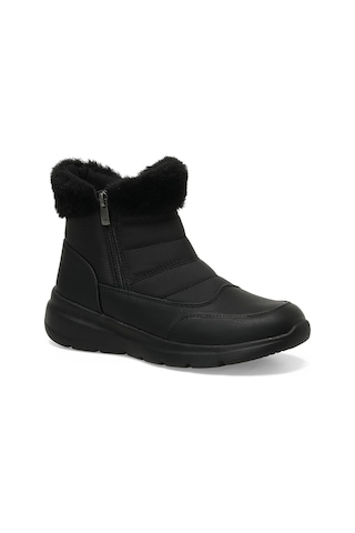 Travel Soft Trv2452 Fermuarlı Ve Kürklü Comfort Taban Bot Siyah