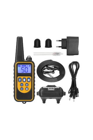 Geeksen 800m Elektrikli Köpek Eğitim Tasması Uzaktan Kumandalı