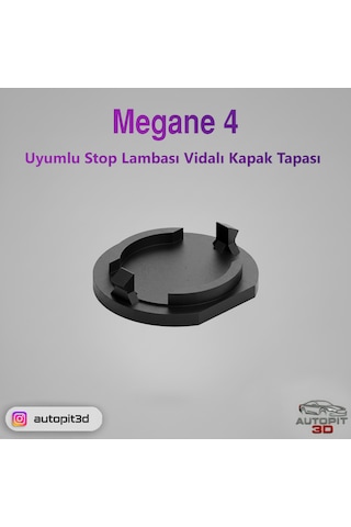 Megane 4 Uyumlu Stop Lambası Vidalı Kapak Tapası 2 Adet