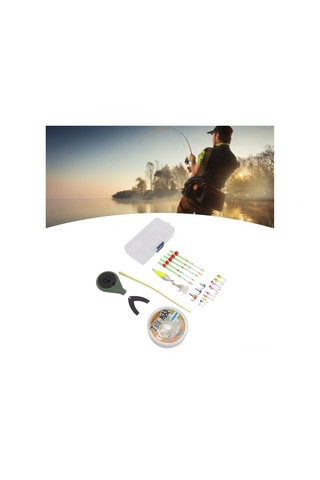 Geeksen Kış Balıkçılığı Seti: Dayanıklı Buz Olta, Keskin İğneler Ve Taşınabilir Depolama Kutusu - Asker Yeşili