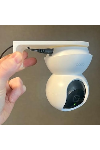 Tp-link Tapo C200 C210 C211 C212 C220 C222 C230 Uyumlu Kamera Duvar Standı - Beyaz Askı Aparatı