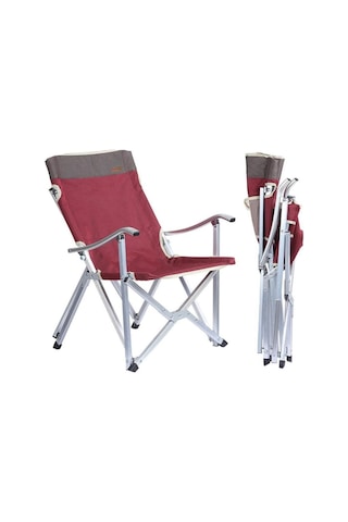 Katlanır Kamp Piknik Sandalyesi - Madfox Dachuan - Bordo - 547281 - Taşıma Çantalı Çok Renkli