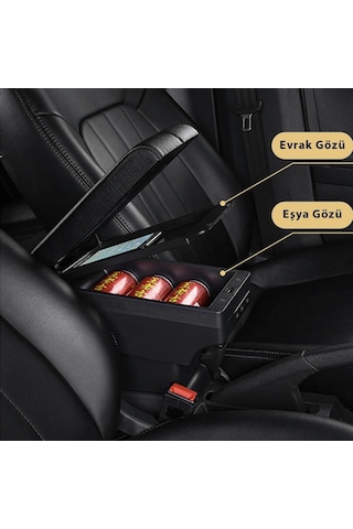 Kia Rio 2017-2023 Delmesiz Vidasız Kol Dayama Kolçak