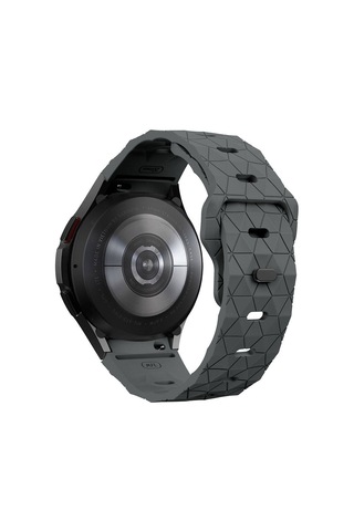 Galaxy Uyumlu Watch 6 40mm Krd-116 20mm Futbol Desenli Spor Tasarımlı Silikon Kordon