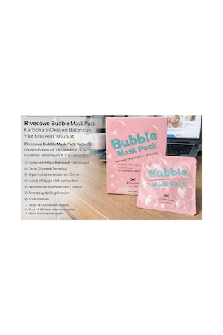 Bubble Mask Pack Karbonatlı Oksijen Baloncuk Maskesi