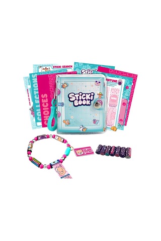 Sticki Rolls Sticki Kitabı Stickerlı Bileklik Çıkartmalı Etiket Çok Renkli