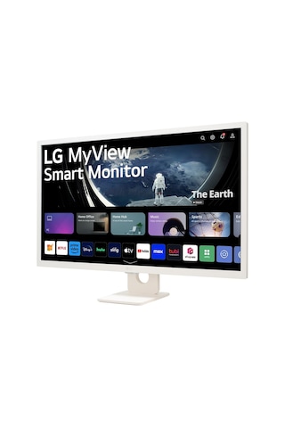 LG 32SR50F-W 31.5" 8 MS 60 Hz WebOS Full HD IPS LED Smart Monitör