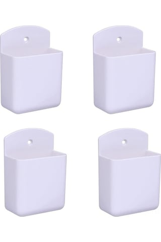 Reedark 4'lü Uzaktan Kumanda Askılı Duvar Montajlı Depolama Kutusu - Ev Ofis İçin Pratik Çözüm Diğer