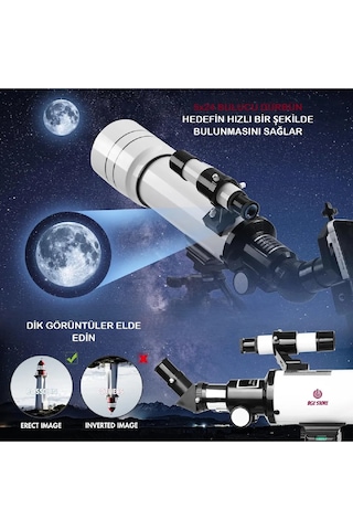 Umotech Profesyonel 333x Astronomik Gökyüzü Ay Doğa Teleskobu