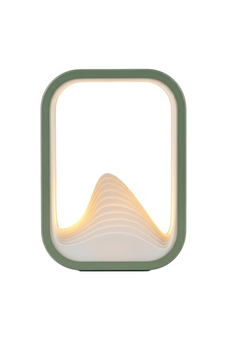 Fibrika Store Zenframe: Minimalist Manzara Doku Tasarım Masa Lambası Yeşil