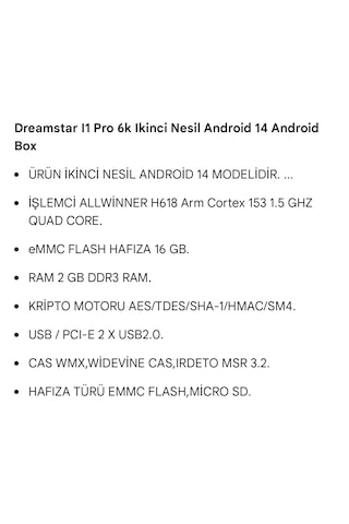 Dreamstar İ1 Pro
