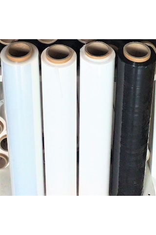 Süper Palet Siyah Streç Film 23 Mikron 50 Cm 2 Kg  (6 ADET)