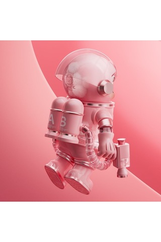 Pop Mart Mega Space Molly %400 Smitten Love Figürü, Koleksiyonluk Ve Dekoratif Aksiyon Figürü Karakter Figürü