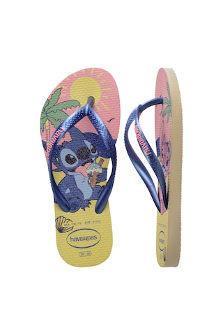 Havaianas Kıds Slım Dısney Stıtch Kız Çocuk Parmak Arası Terlik 4150250 4150250 9256 Krema