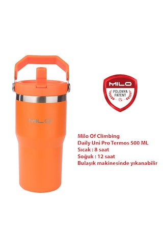 Milo Of Climbing Daily Unipro 500 Ml Çelik Termos Turuncu