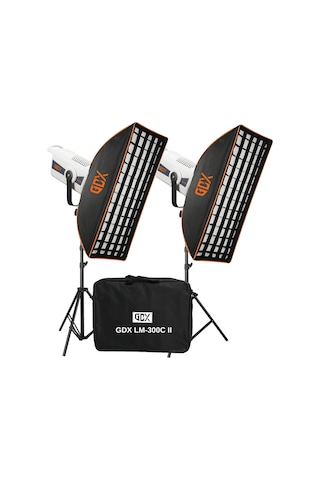 Gdx Lm-300c Iı İkili Set Video Ve Fotoğraf Sürekli Işık