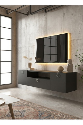 Resital Tv Ünitesi S1241-4 Antrasit Antrasit