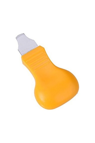 Turuncu Topuzlu Çelik Saat Arka Kapak Açma Bıçağı Aparatı Çakı