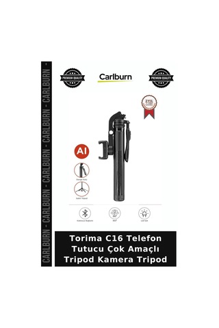 Torima C16 Telefon Tutucu Çok Amaçlı Tripod Kamera Tripod Mobil Ayak Kayıt Ayağı Cihaz Standı