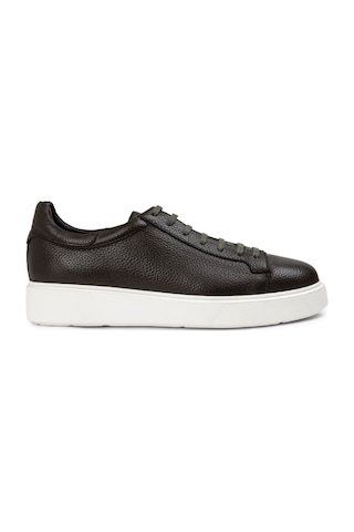 Deery Hakiki Deri Haki Erkek Sneaker Ayakkabı - 01954mhake01 Haki