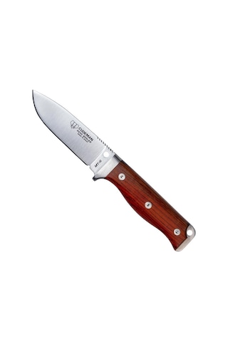 Cudeman 120-k Mt-5 Cocobolo Ağacı Saplı Deri Kılıflı Kamp Bıçak Kahverengi