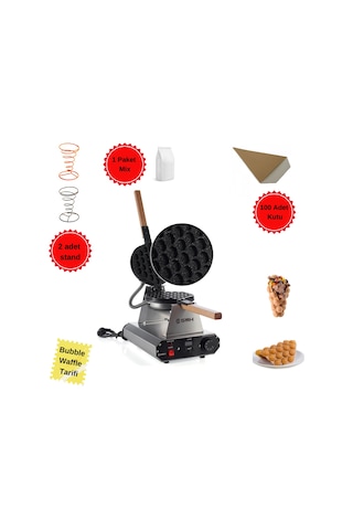 Smh XE20 Bubble Granit Waffle Makine Seti