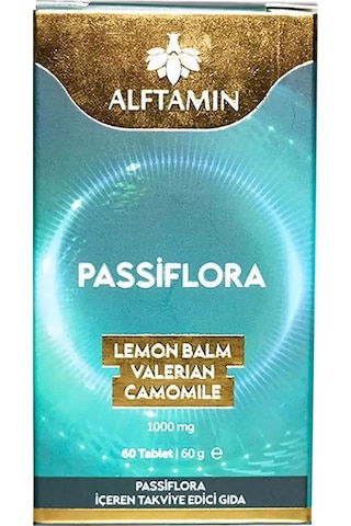 Alftamin Passiflora 1000 Mg 60 Kapsül