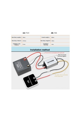 Maiyame Taşınabilir 12v/24v'den 5v 5a Dc Dönüştürücü - Yüksek Verimli, Su Geçirmez 112 Karakter