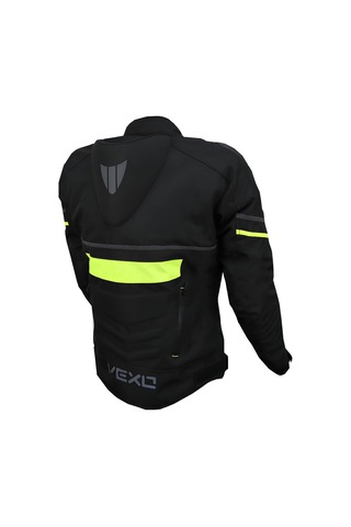 Vexo California Motosiklet Montu Neon Sarı - Siyah