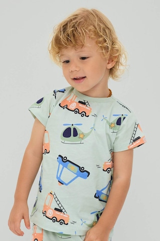 Defacto 2li Pijama Takımı Erkek Bebek H5618a526augn1181 Yeşil-gn1181