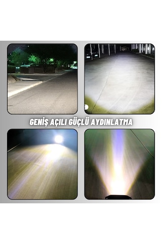 Off Road Led Çalışma Ve Tampon Sis Lambası 4 Adet 12-24v Traktör