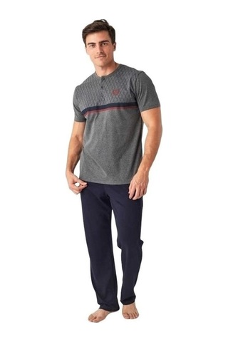 Mod Collection 3 Parça Şortlu Kısa Kol Erkek Pijama Takım