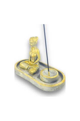 Yogacı Kız Çubuk Tütsülük Ve Tealight Beyaz