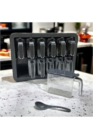 12'li Standlı Kaşıklı Baharatlık Seti Diğer