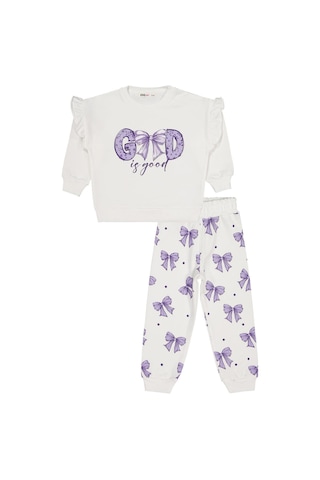 Civil Girls Fiyonk Baskılı 2'li Set 2-5 Yaş Takım - Standart Çok Renkli