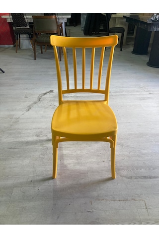 Vıolet Model Sarı Renkli 6'lı Plastik Sandalye