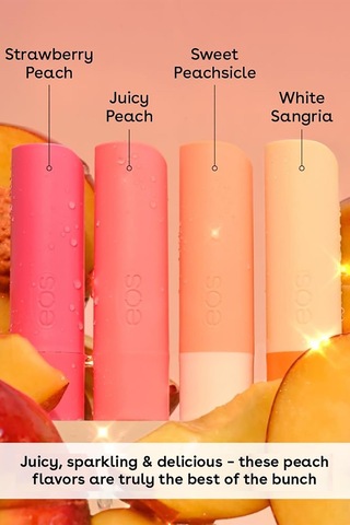Eos Lip Balm Peachy Keen Dudak Balsamı Çeşit Paketi 4 Adet