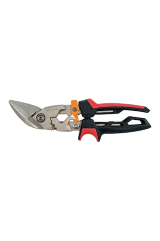 Fiskars 1027211 Powergear Metal Levha Makası -Offset Sol Kesim