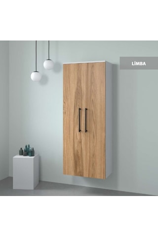 Denko Limba 60 Cm Mdf Çok Amaçlı Banyo Boy Dolabı Takım Çok Renkli
