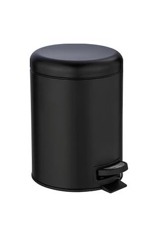 Pedallı Çöp Kovası Paslanmaz Çelik 5 L. Alassio, Parlak, Parlak Gümüş, 5 Litre, 21 X 24 X 28 Cm