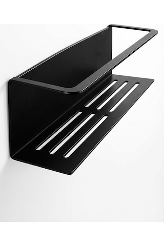 Orret Home Yapışkanlı Banyo Organizer Rafı Paslanmaz Siyah Metal Duvar Tipi Raf Delmeden Montajl Sku: Smgstk7ff2e15b99 Açık Gri