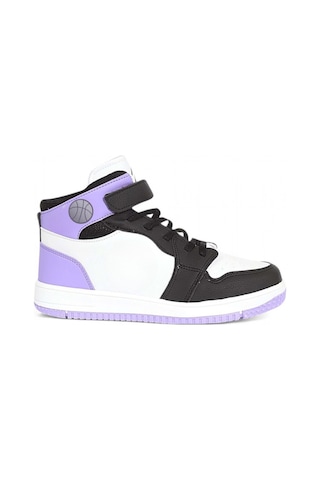 Kidessa 1517 Anatomik Taban Unisex Çocuk Ve Genç Boğazlı Sneakers Siyah Mor
