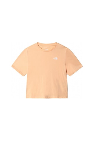 The North Face NF0A55AY3R81 W Foundation Crop Tee Kadın T-Shirt Turuncu