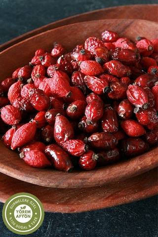 Yörem Afyon Meşhur Gümüşhane Yöresinden Doğal Dal Kurusu Kuşburnu, Yabangülü Rosa Canina 130gr.